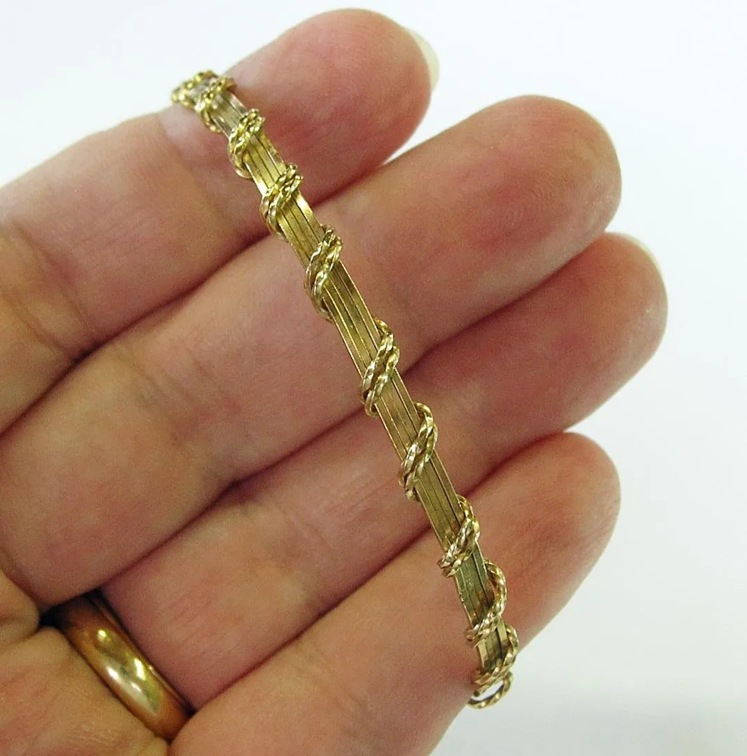 14kt Gold Filled Wire Double Overwrapped Stackable Bracelet  SSSS2wa