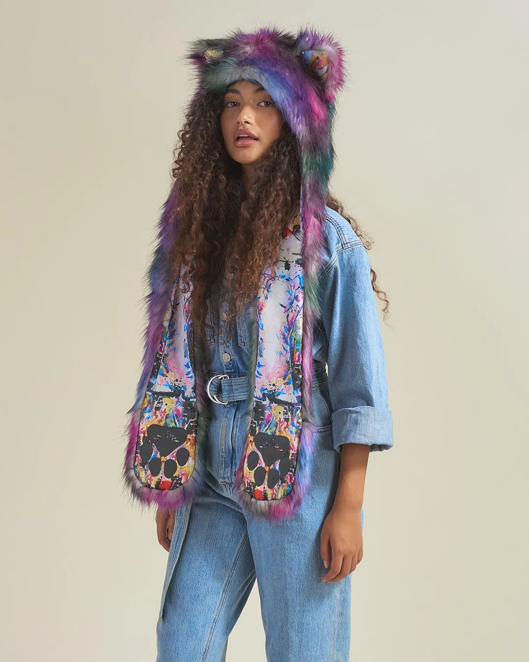 Artist Edition Lora Zombie Catzilla Faux Fur Hood | Women's