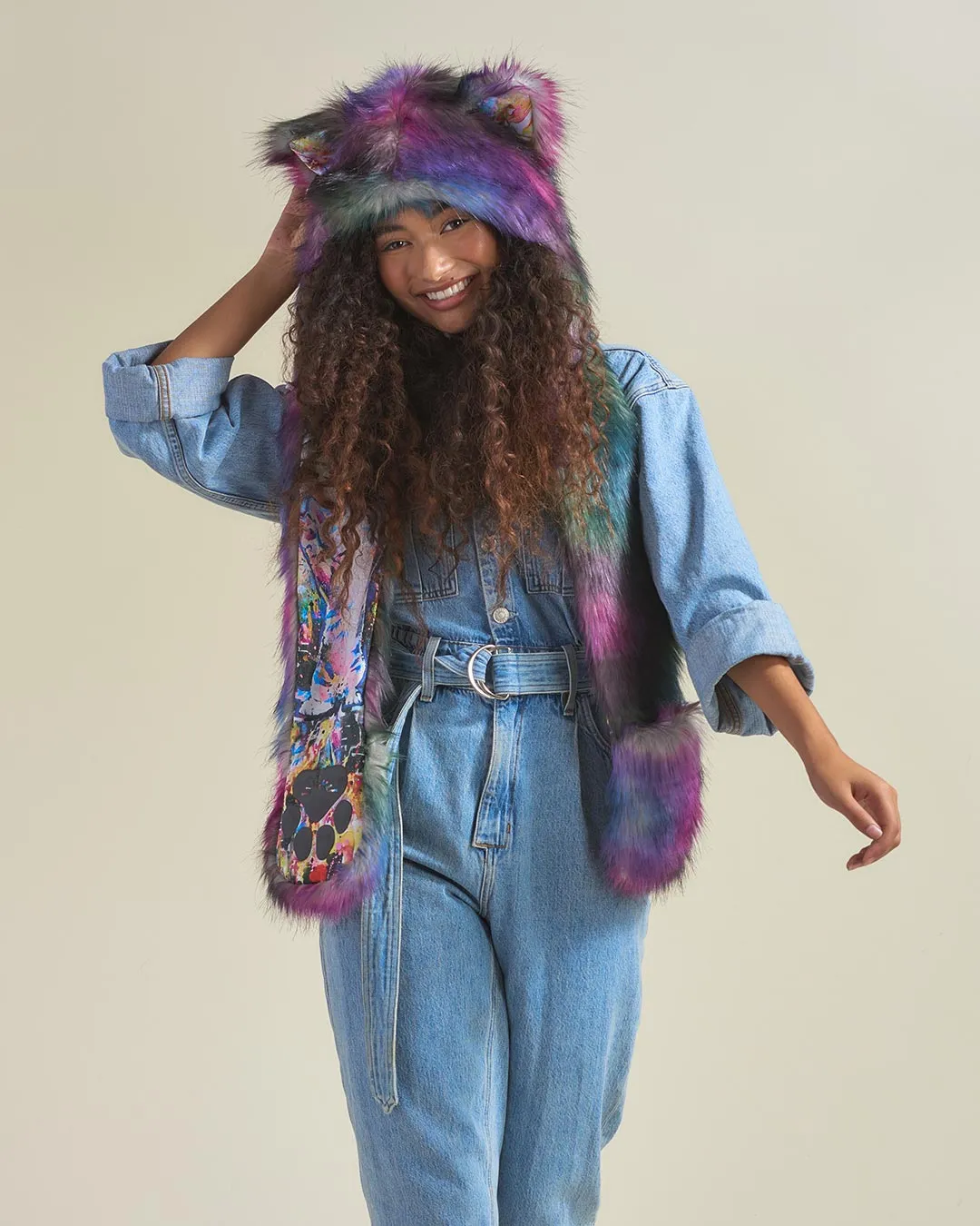 Artist Edition Lora Zombie Catzilla Faux Fur Hood | Women's