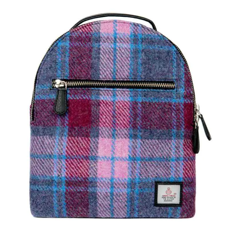 Backpack Pastel Pink Tweed Harris Tweed