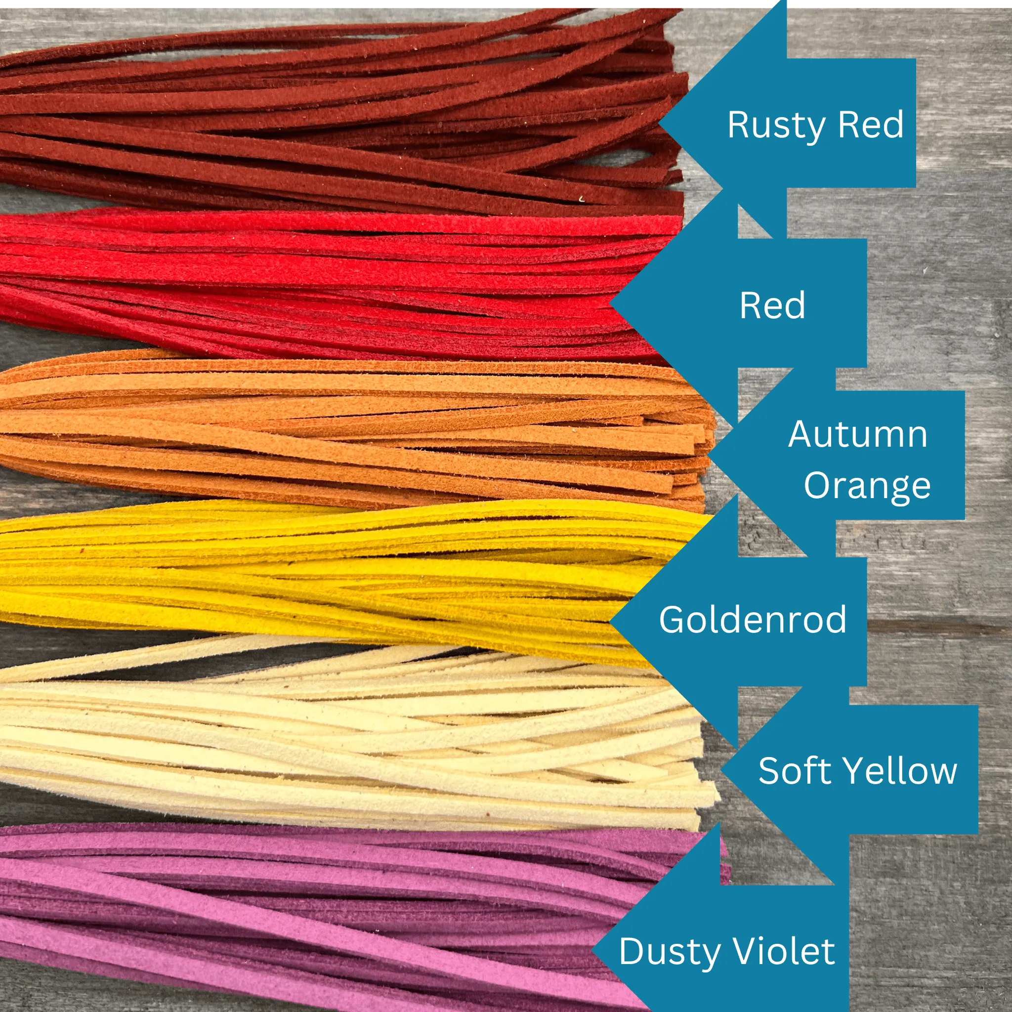 Bag Charm Deluxe Wide Braid with Tassels for Purses & Totes Faux Suede Leather