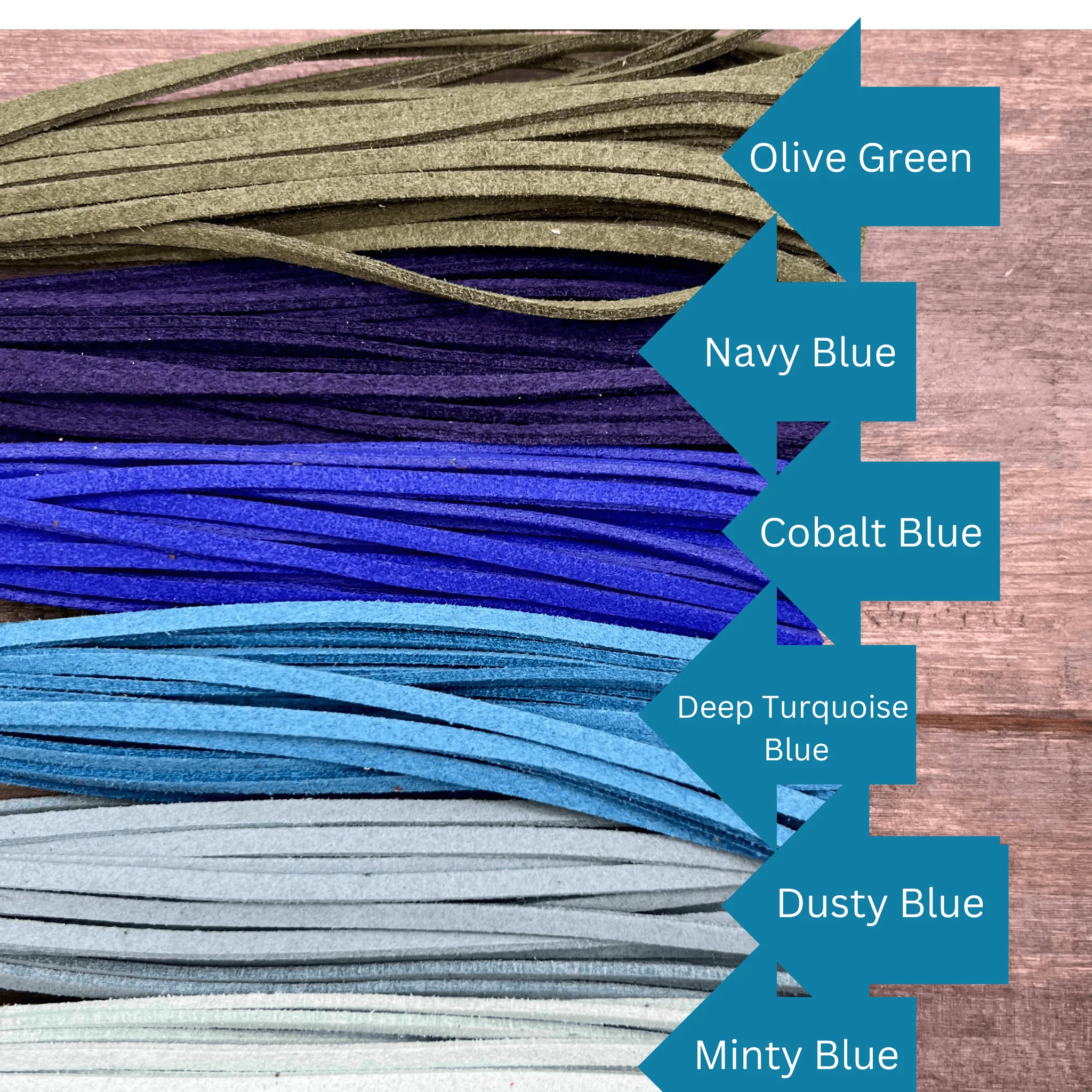 Bag Charm Deluxe Wide Braid with Tassels for Purses & Totes Faux Suede Leather