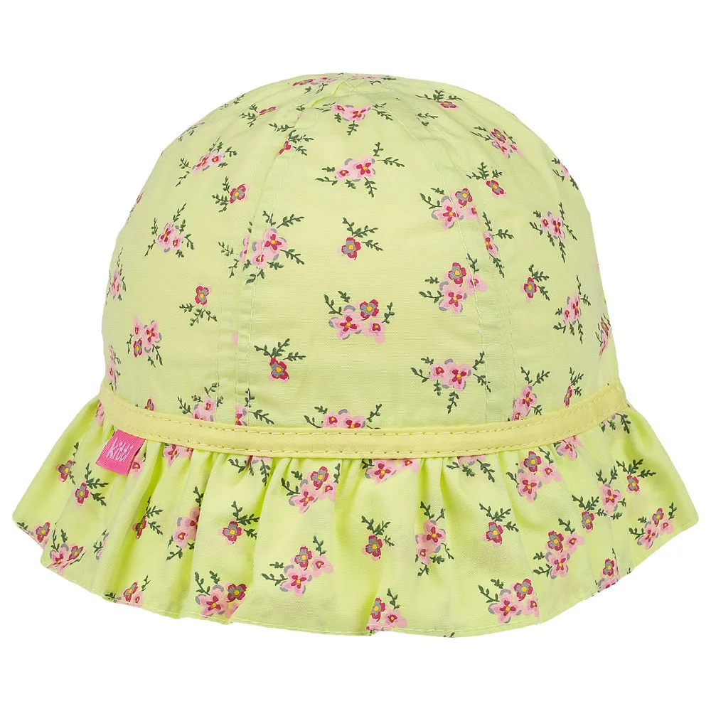Beautiful Floral Print -Infant Girl Maxi Hat 0-18 Months