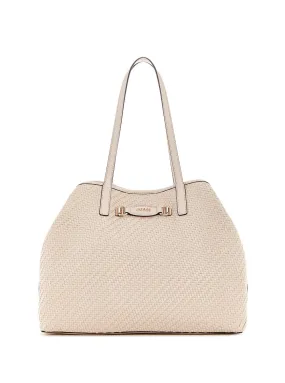 Beige Vikky 2 Tote Bag