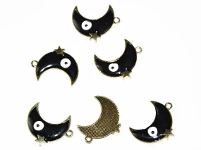 Black Moon Evil Eye Charms