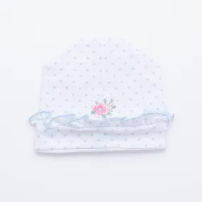 Blissful Blooms Hat, White
