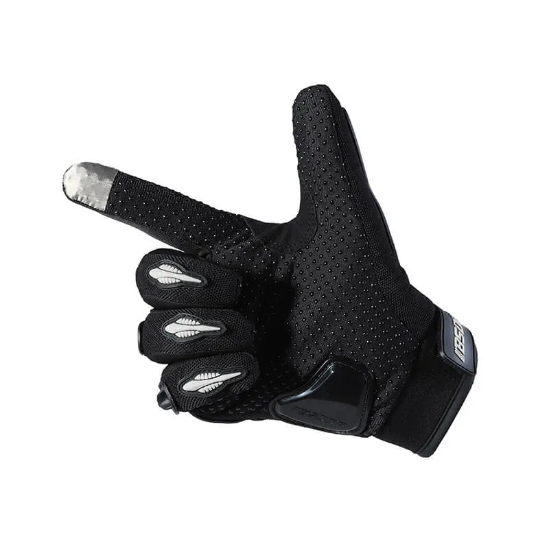 Breathable Touch Screen Polyester Biker Gloves