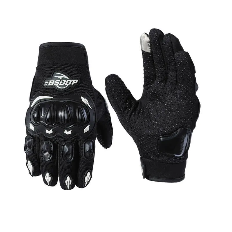 Breathable Touch Screen Polyester Biker Gloves