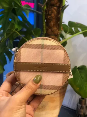 Burberry Pink Nova Check Coin Purse