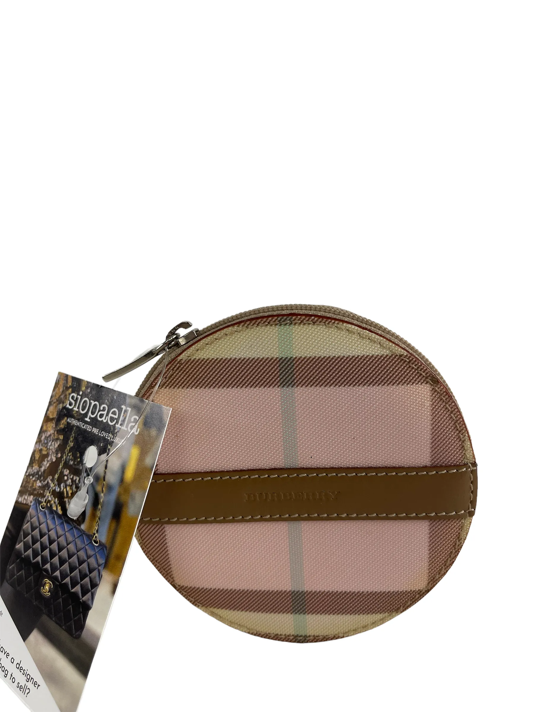 Burberry Pink Nova Check Coin Purse
