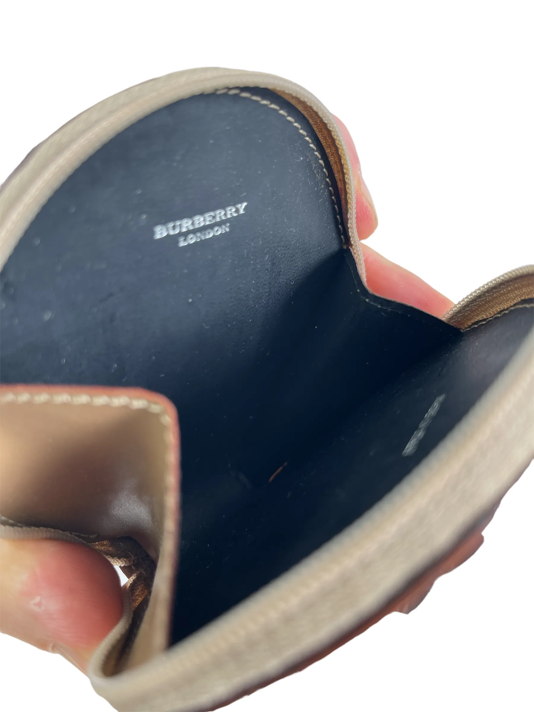 Burberry Pink Nova Check Coin Purse