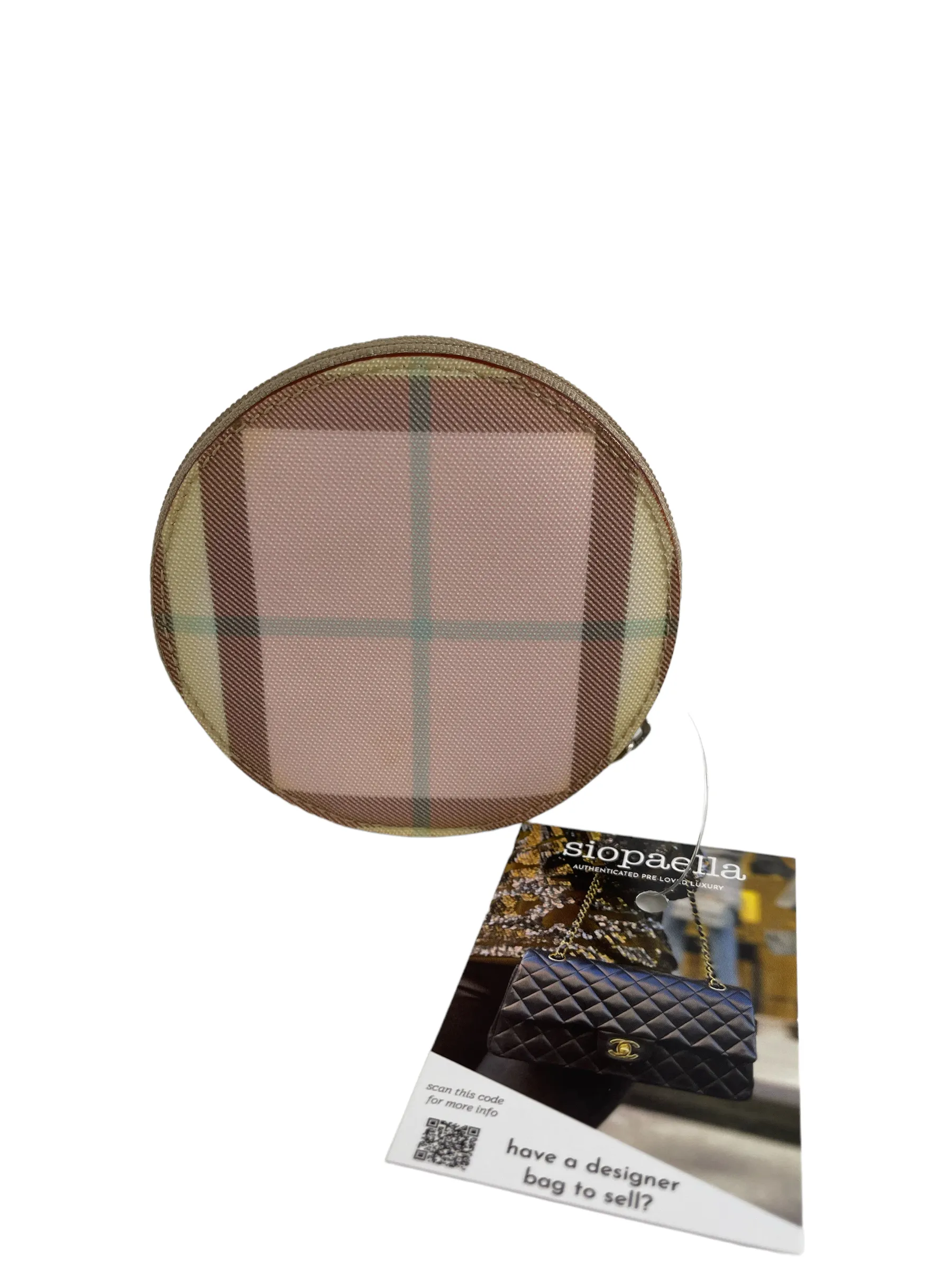 Burberry Pink Nova Check Coin Purse