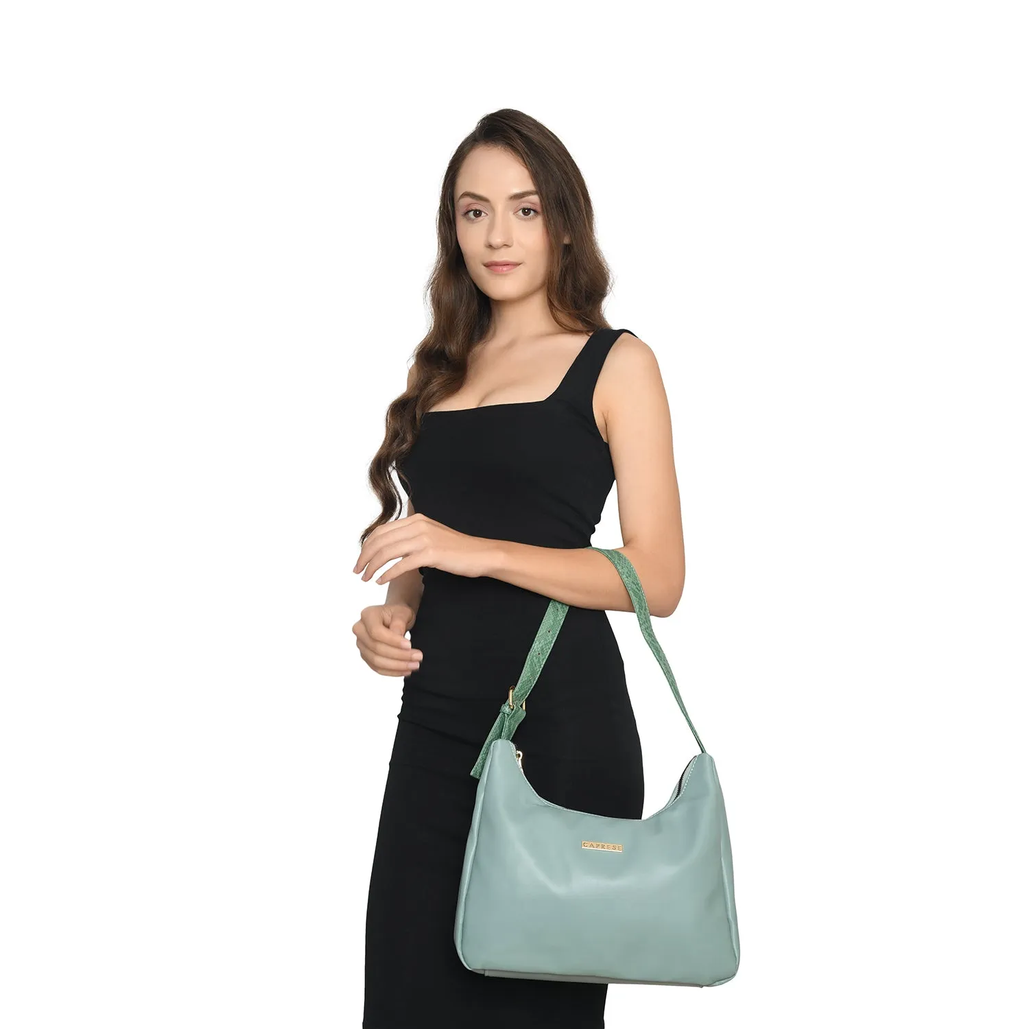 Caprese Rosalia Satchel Medium Pastel Green