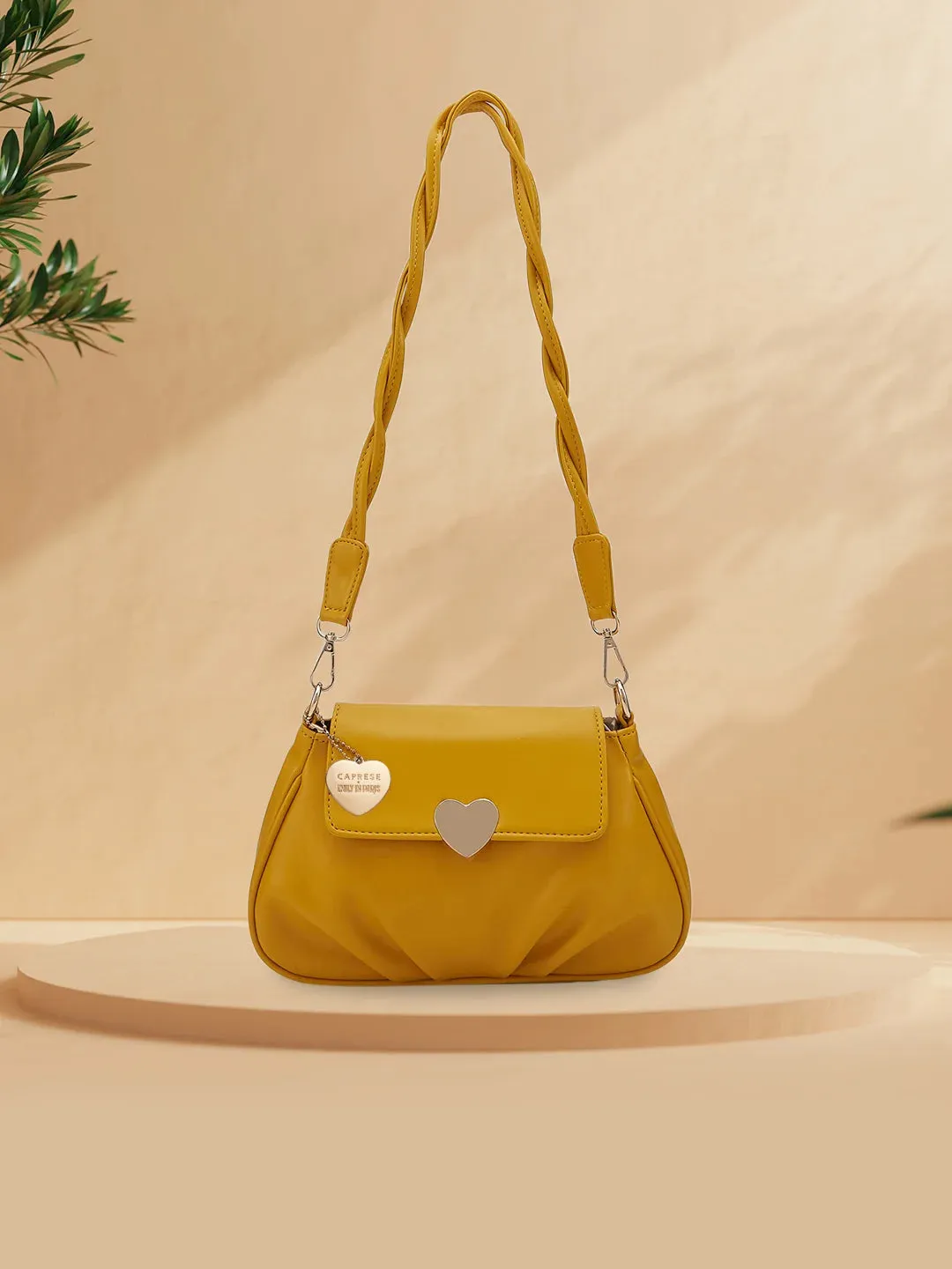 Caprese Yulla Satchel Medium Pastel Yellow