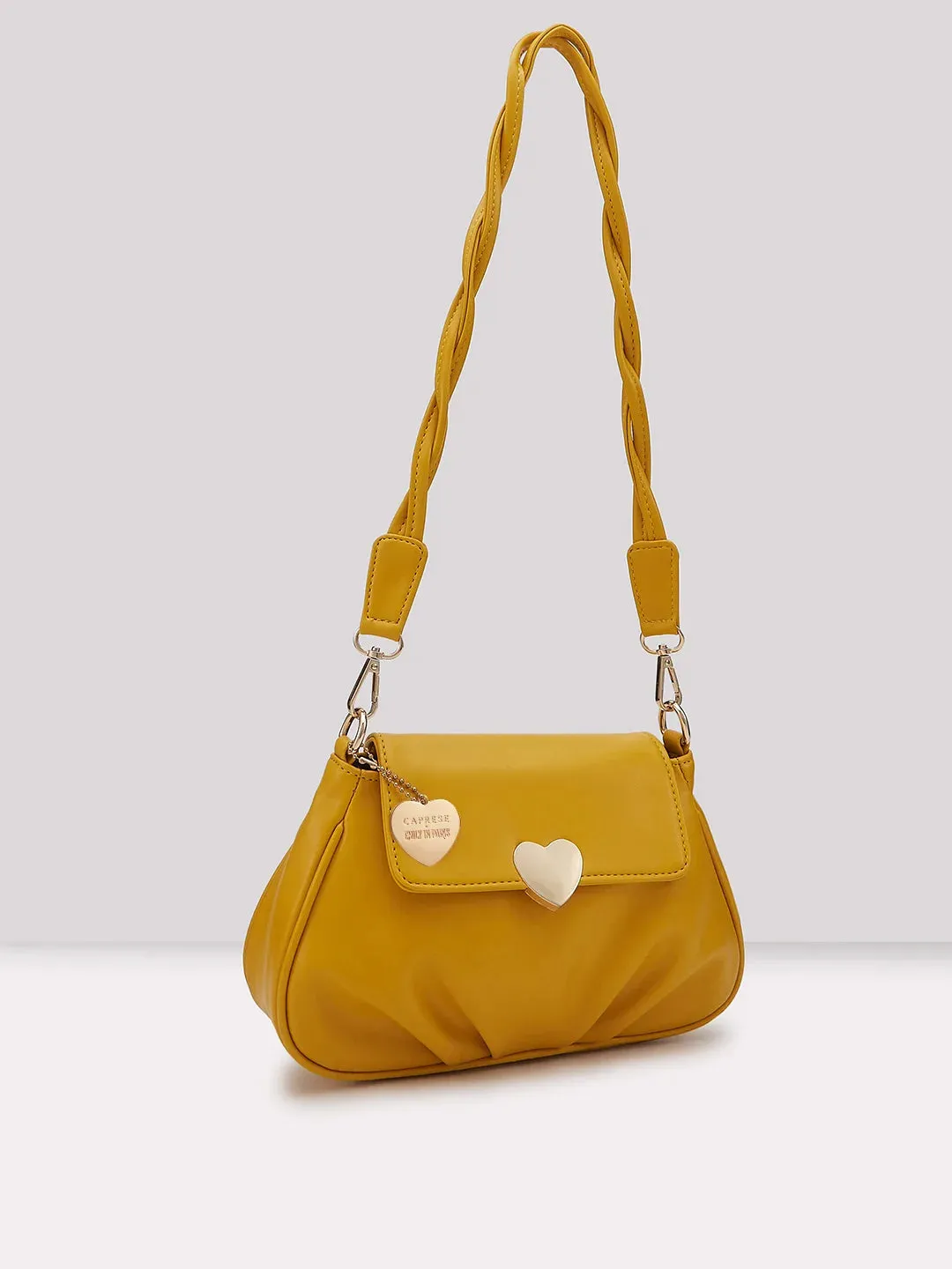 Caprese Yulla Satchel Medium Pastel Yellow