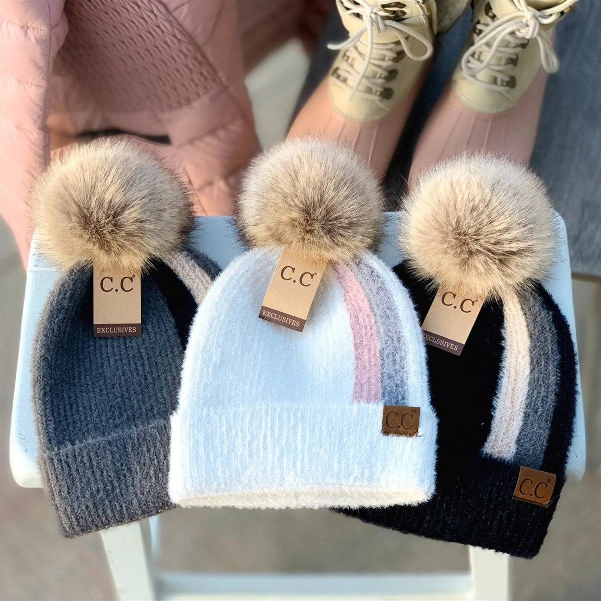 CC Sport Stripe Beanie