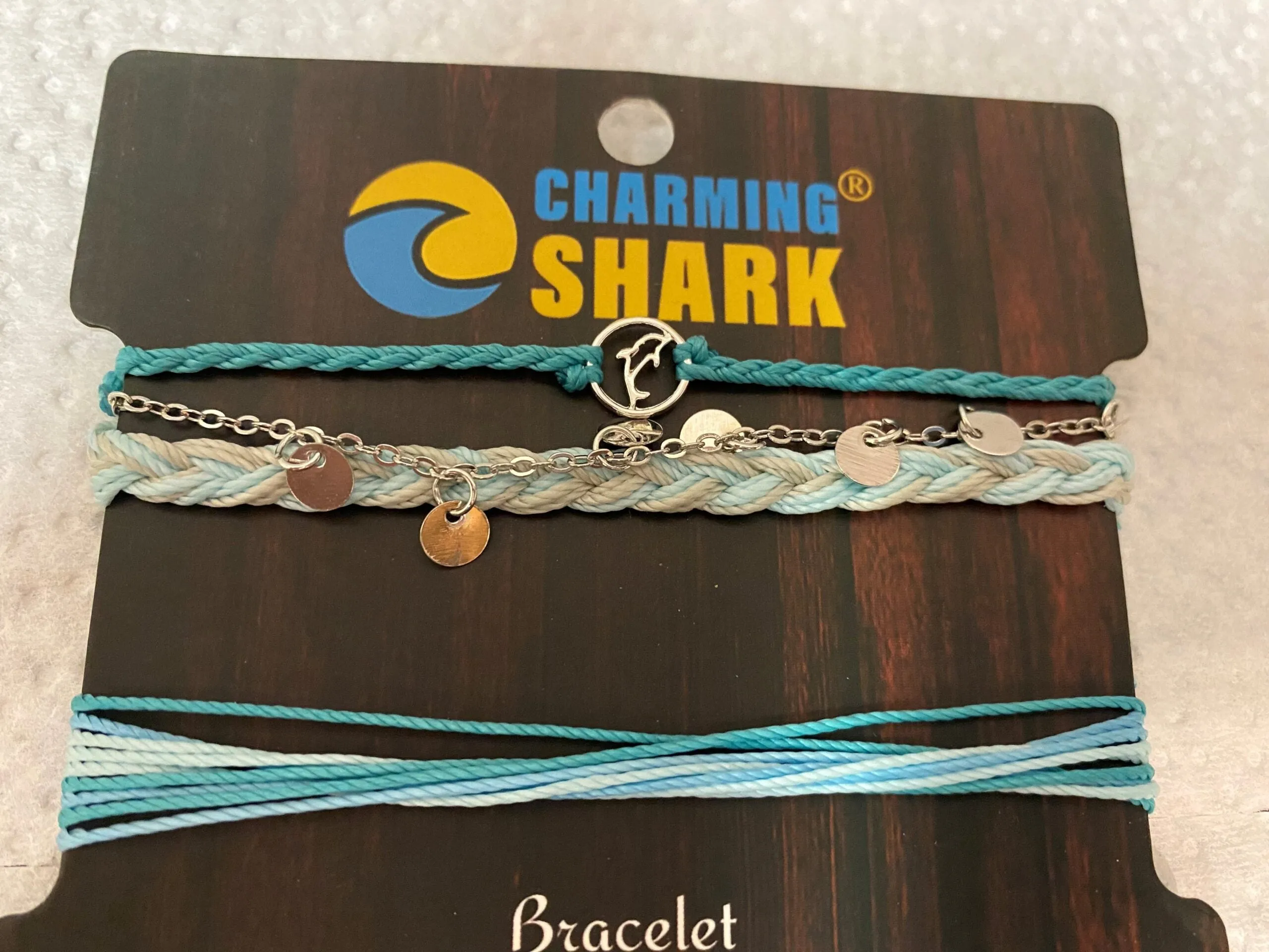 Charming Shark Ocean Life Stack Bracelet