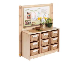 Community Playthings Display Unit 3'  w/ Totes or Baskets