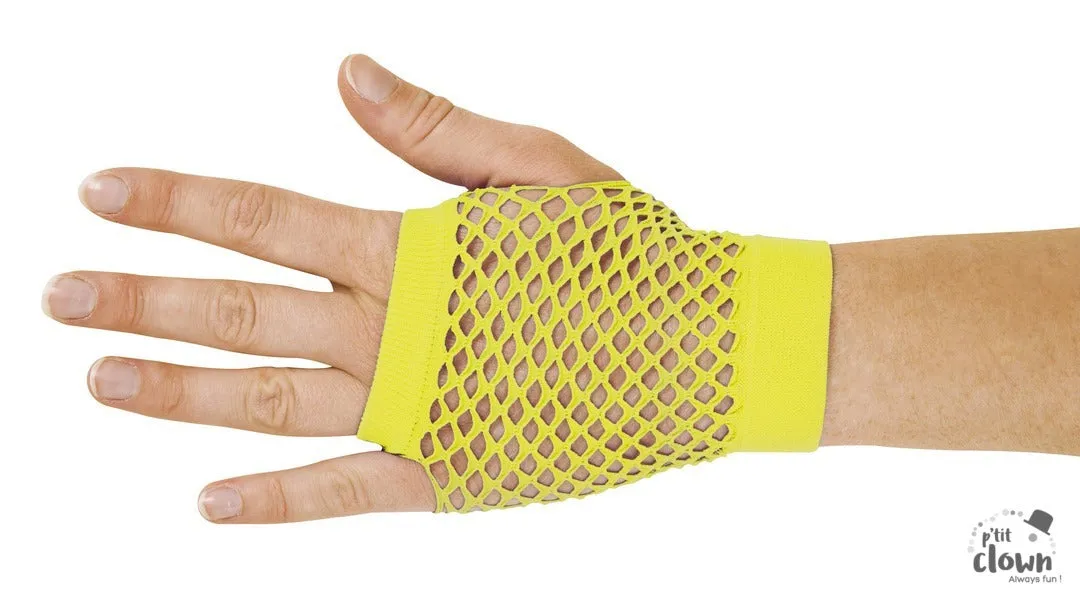Costume Fishnet Mittens