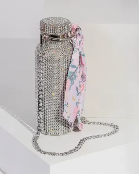 Crystal 500ml Drink Bottle With Scarf