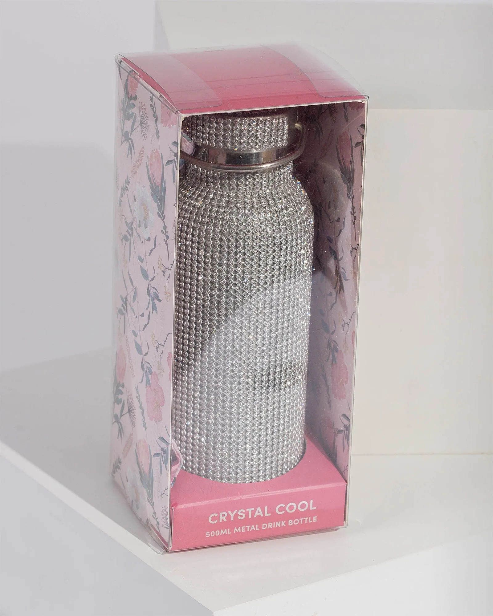 Crystal 500ml Drink Bottle With Scarf