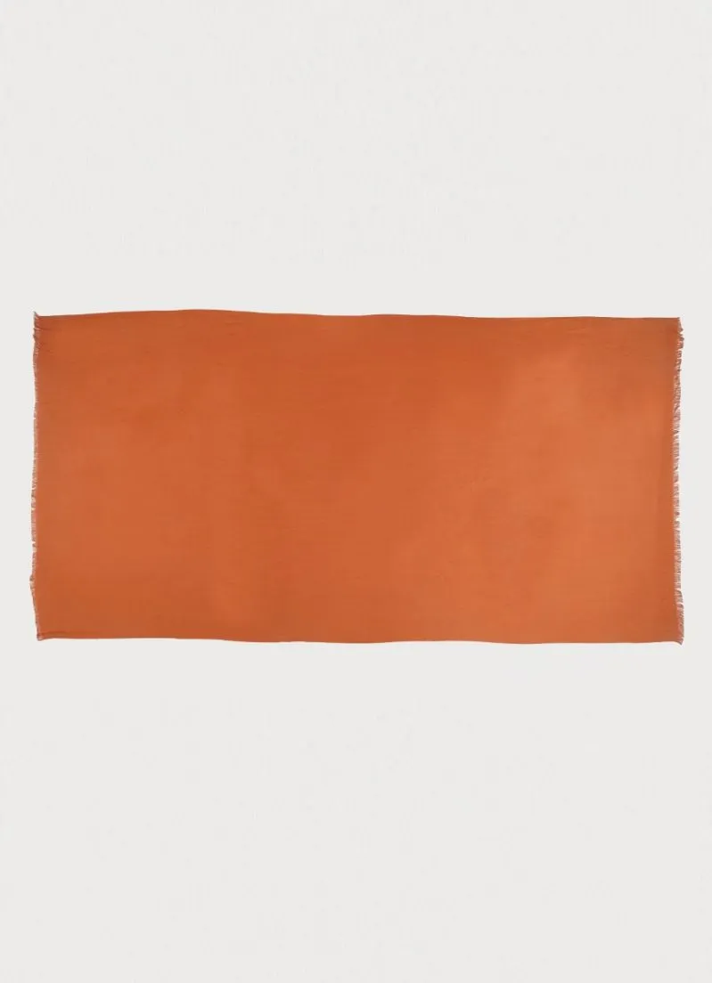 Dark Brown Cotton Poly Soft scarf