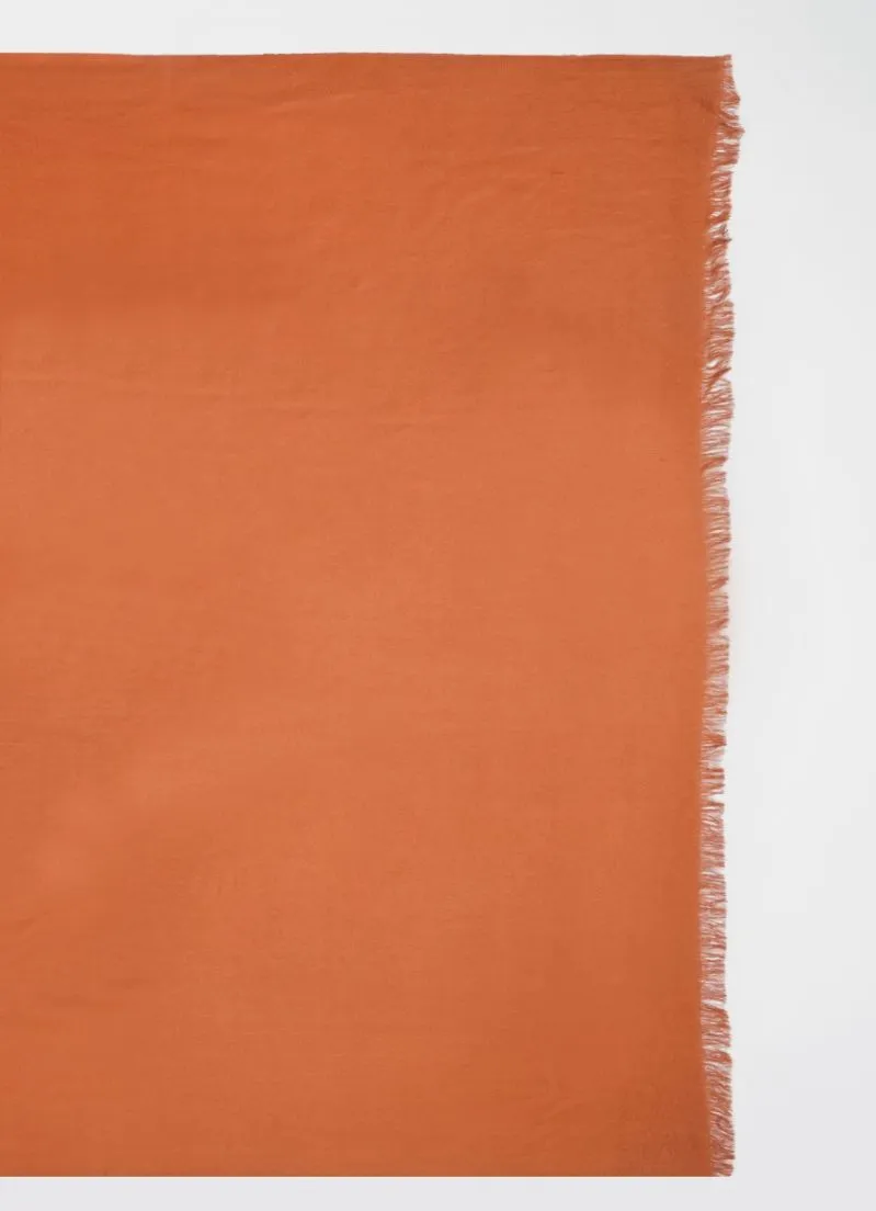 Dark Brown Cotton Poly Soft scarf