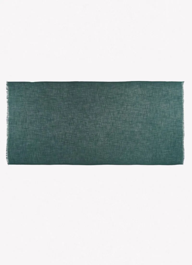 Dark Green Cotton Soft scarf