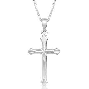 Delicate Cuts Cross Necklace NC4768