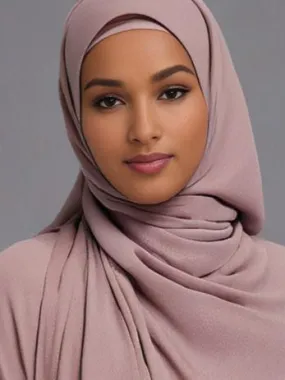 Dusty Pink Georgette Soft scarf
