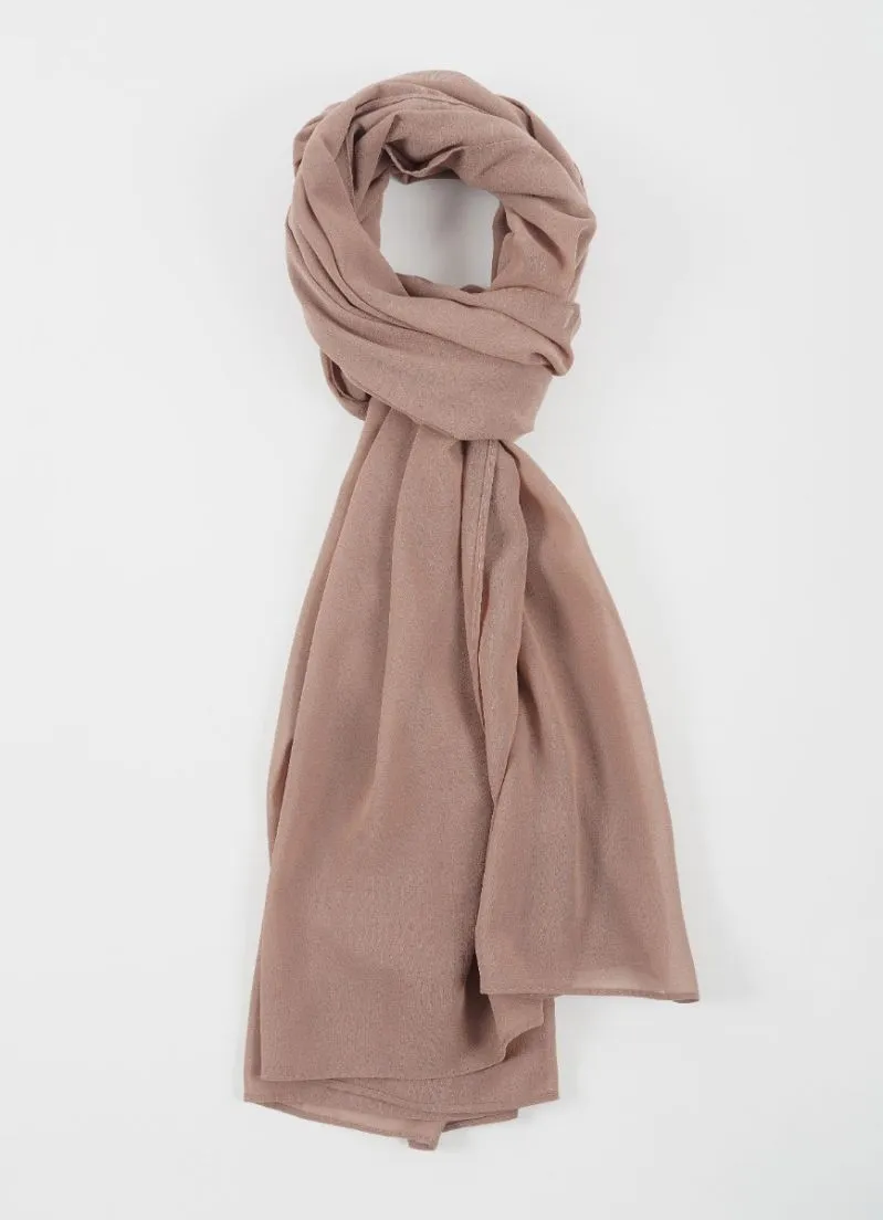 Dusty Pink Georgette Soft scarf