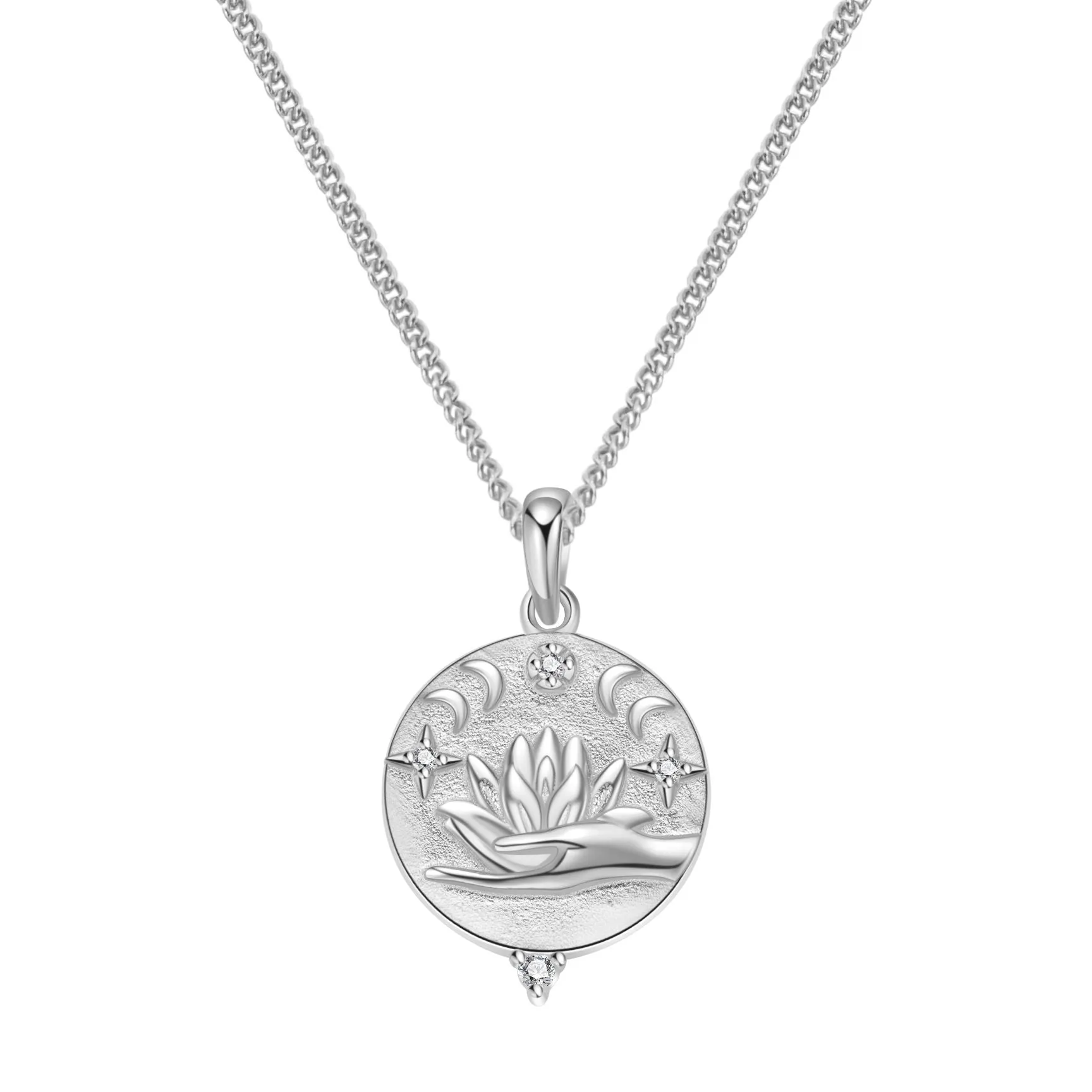 Faith Pendant Necklace Sterling Silver