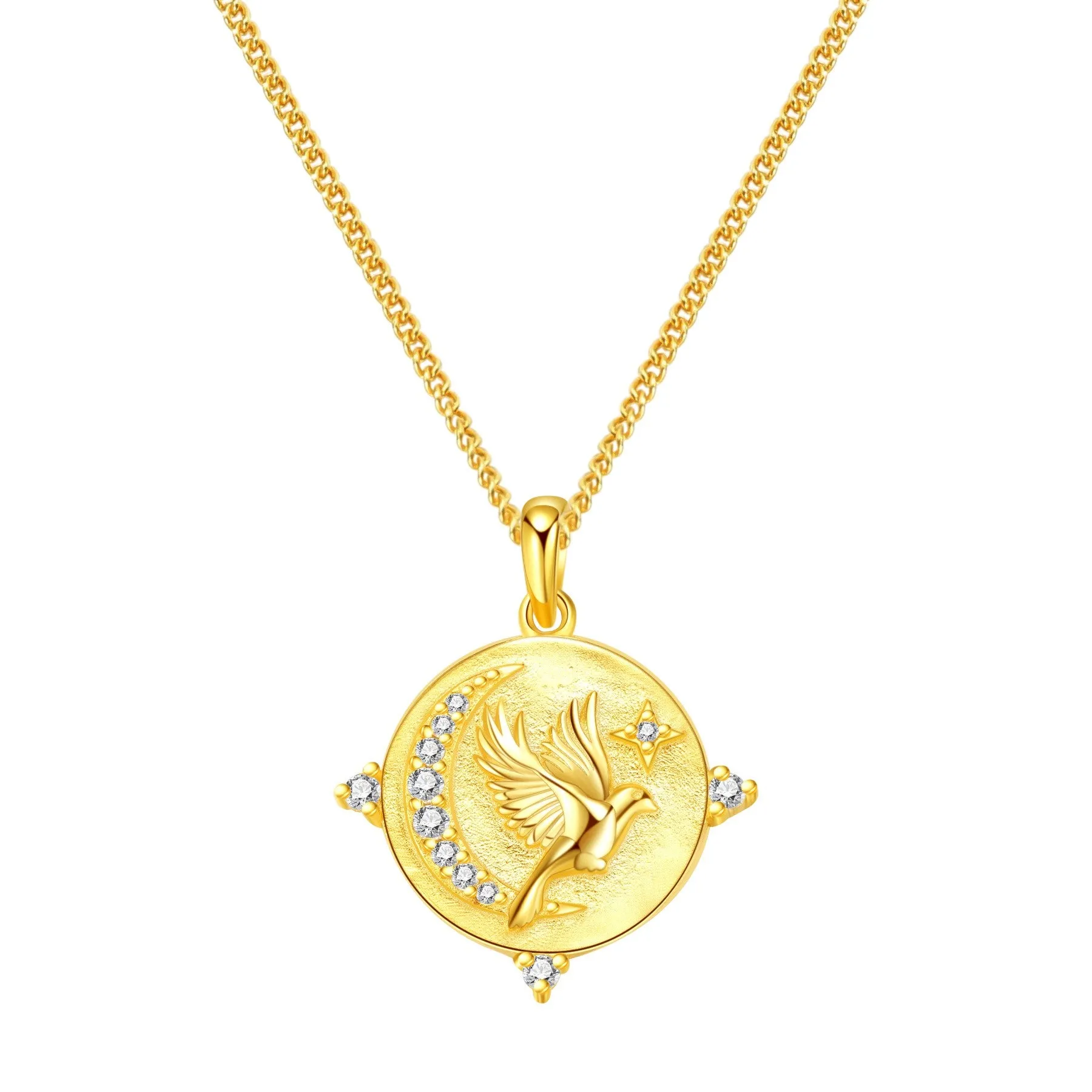 Fearless Pendant Necklace Sterling Silver