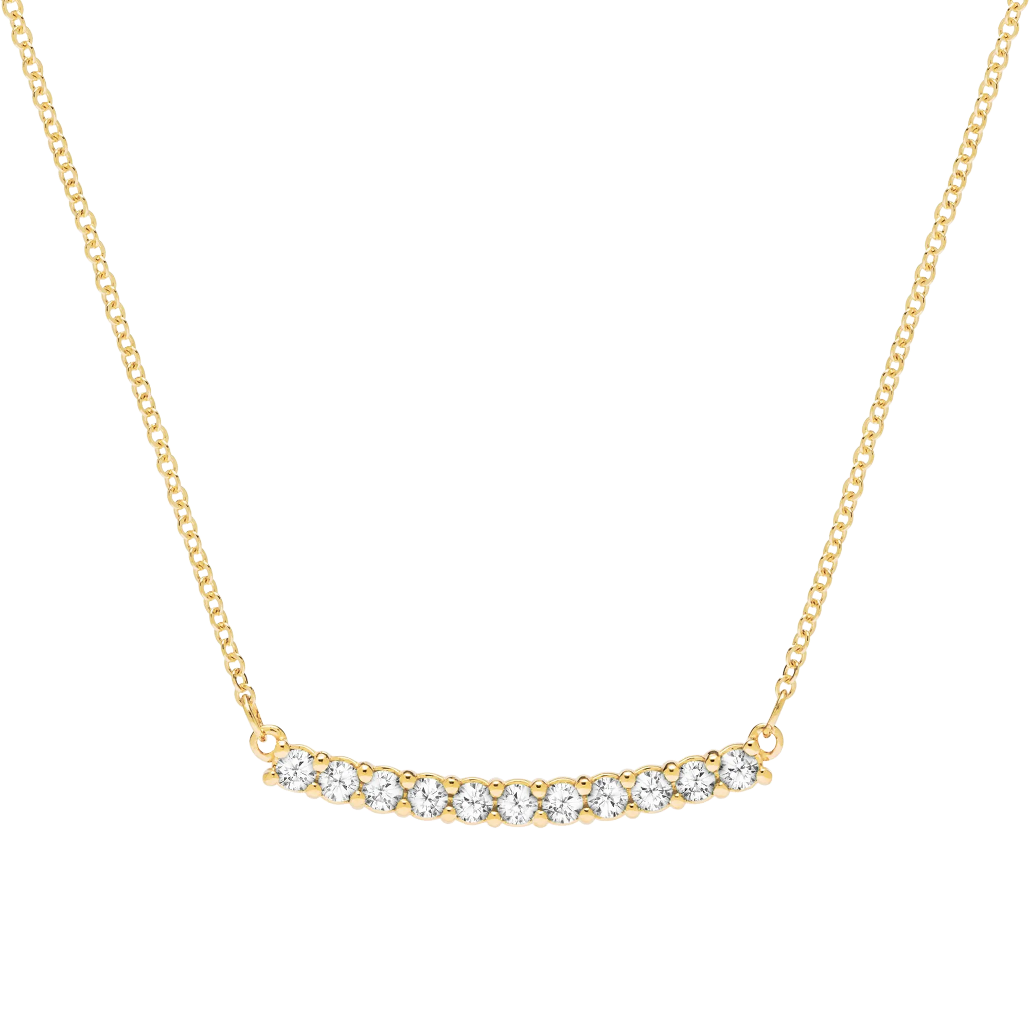Full Cut Gemstone Necklace