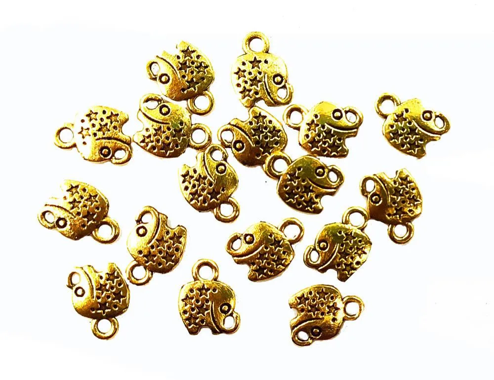 Golden Elephant Designer Charms