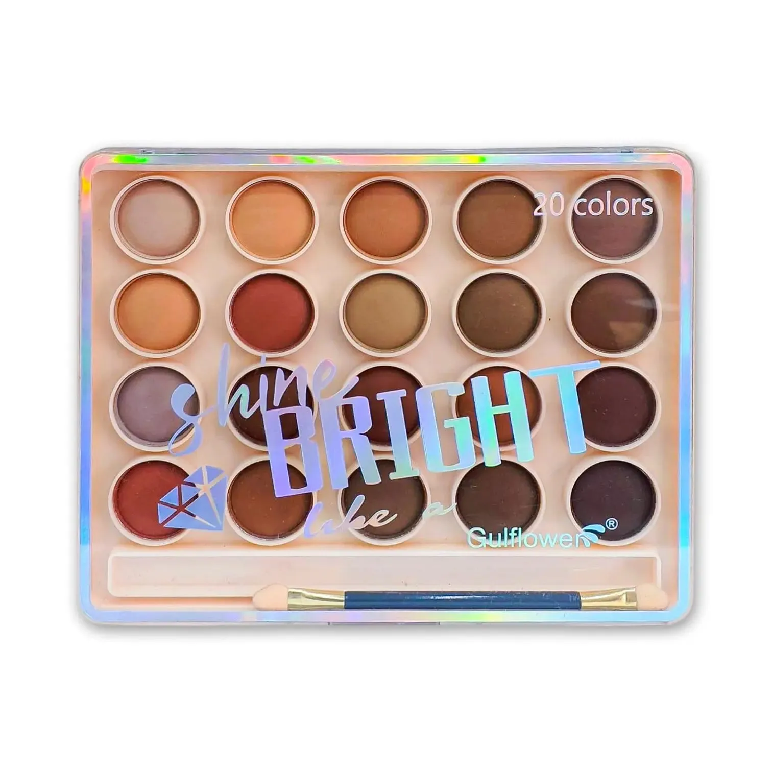 Gulflower Eyeshadow Palette Shine Bright 20 Color 40g