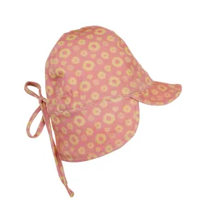 Indigo Baby Flap Hat