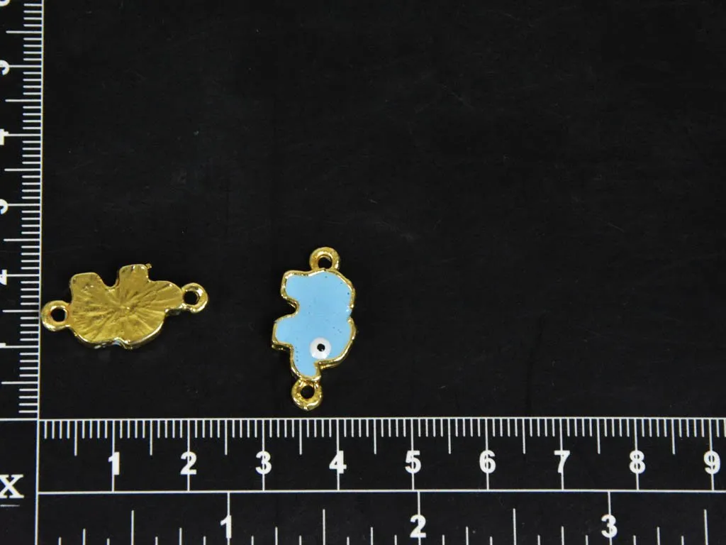 Light Blue Elephant Designer Metal Charms
