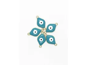 Light Blue Evil Eye Designer Charms