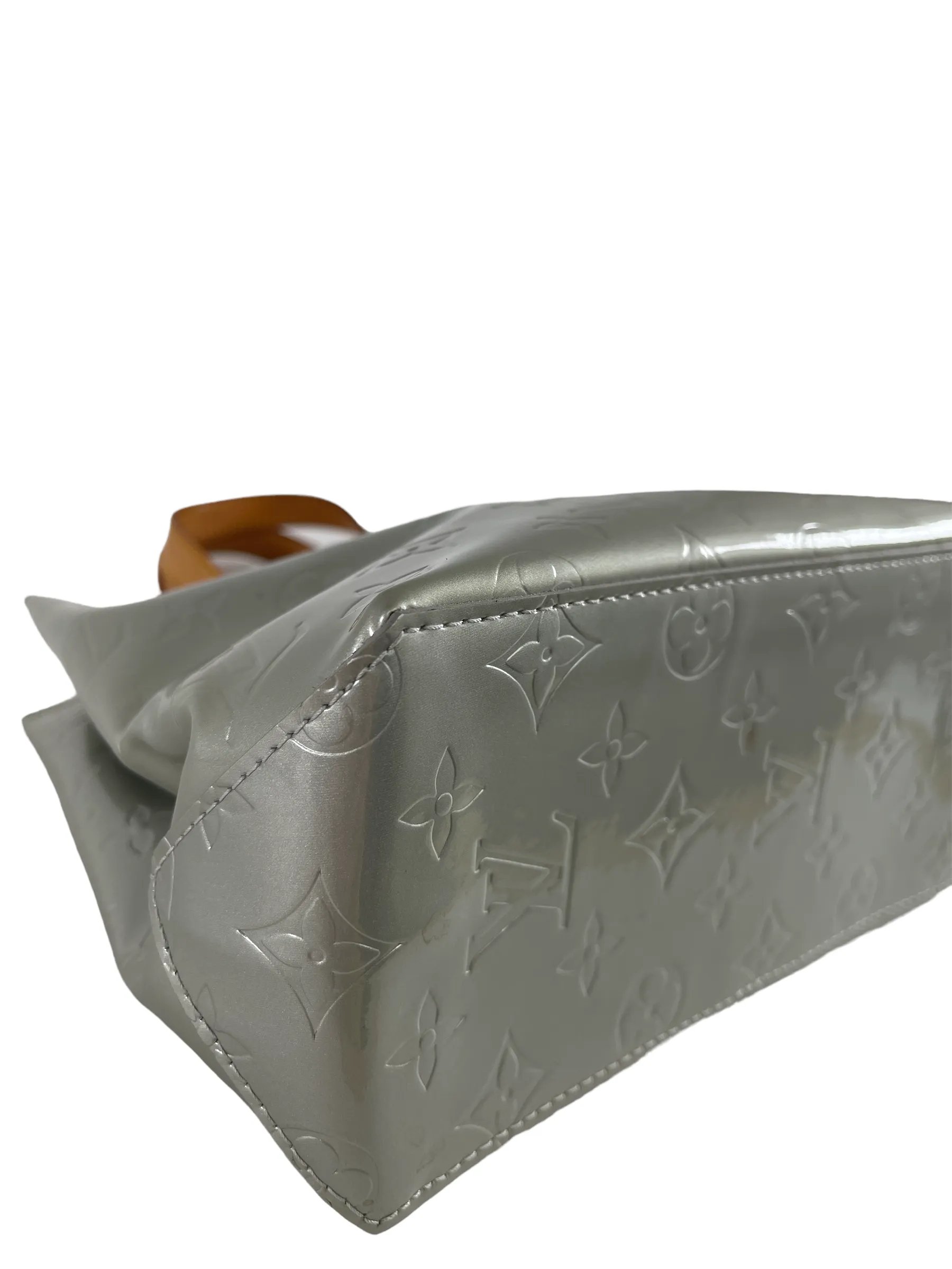 Louis Vuitton Baby Blue Monogram Vernis Leather "Sutton" Tote