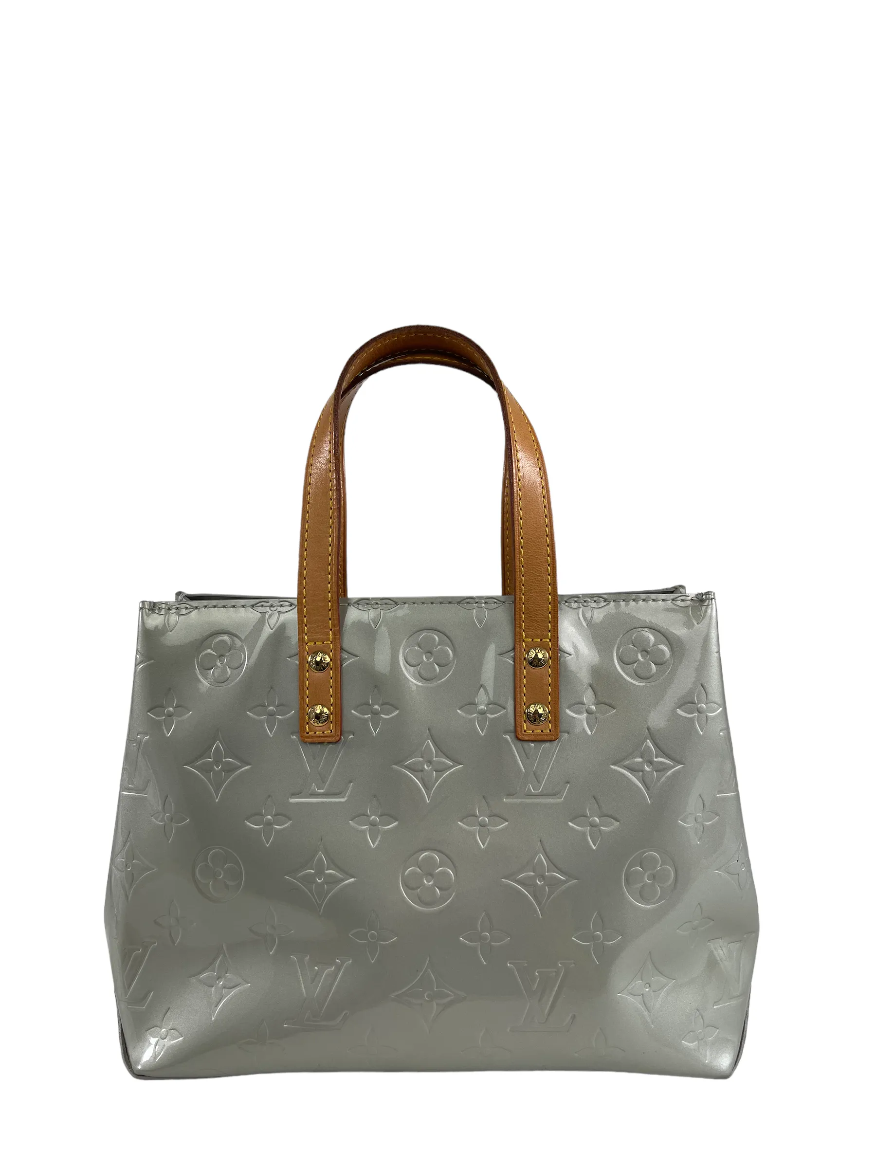 Louis Vuitton Baby Blue Monogram Vernis Leather "Sutton" Tote