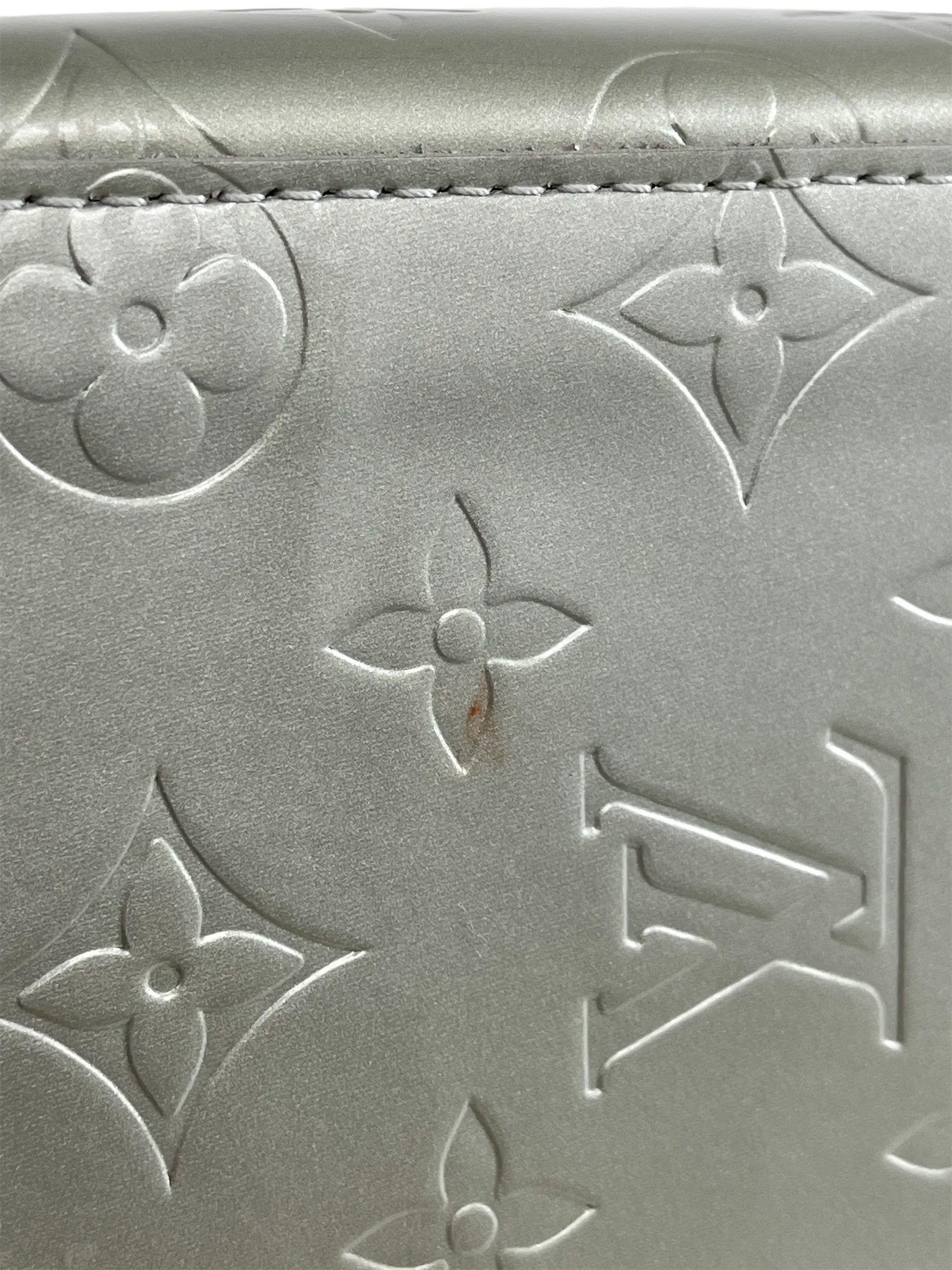 Louis Vuitton Baby Blue Monogram Vernis Leather "Sutton" Tote