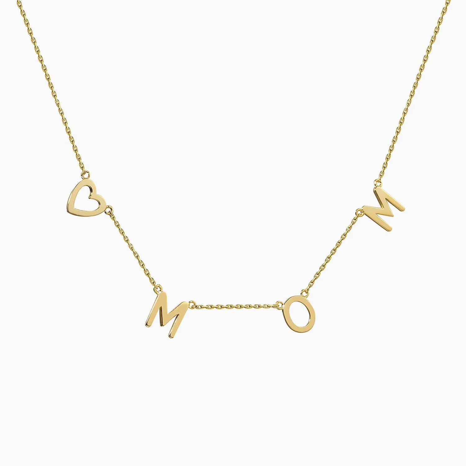 Love Mom Necklace