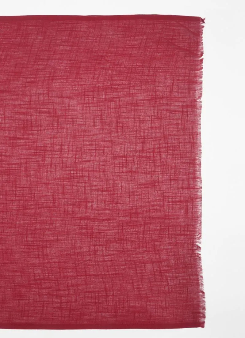 Maroon Cotton Soft scarf