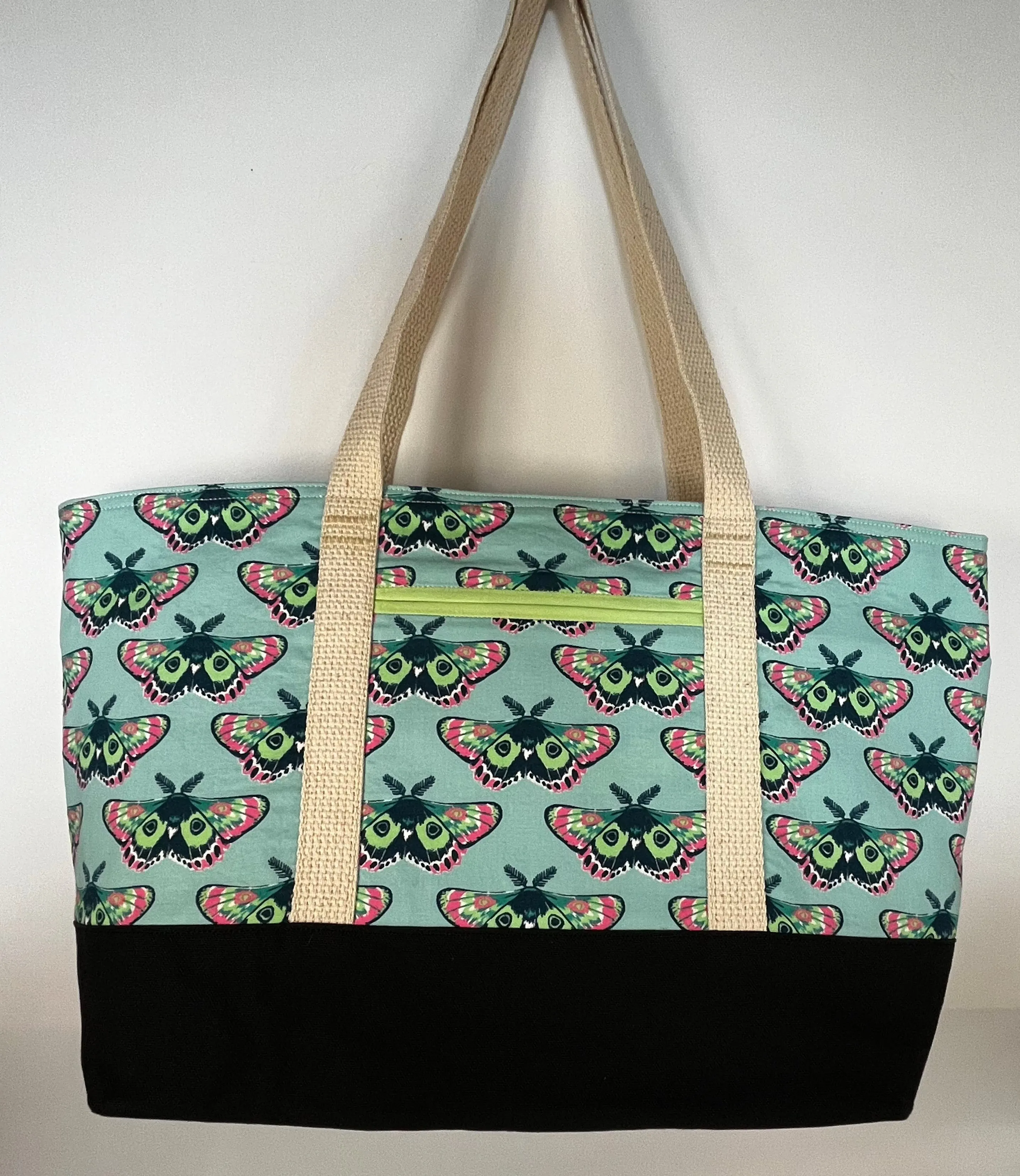 Medium Tote - Bright Moths
