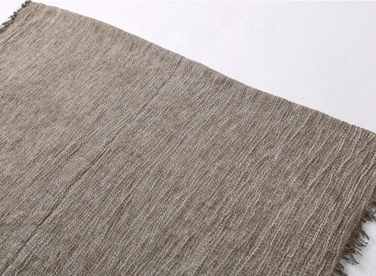 Men's Autumn/Winter Retro Soft Linen Scarf