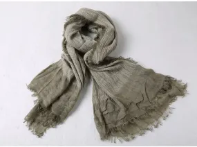 Men's Autumn/Winter Retro Soft Linen Scarf