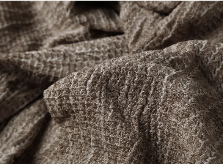Men's Autumn/Winter Retro Soft Linen Scarf