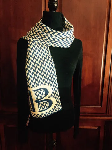 Mini-Chevron "B" Scarf 9 x 60