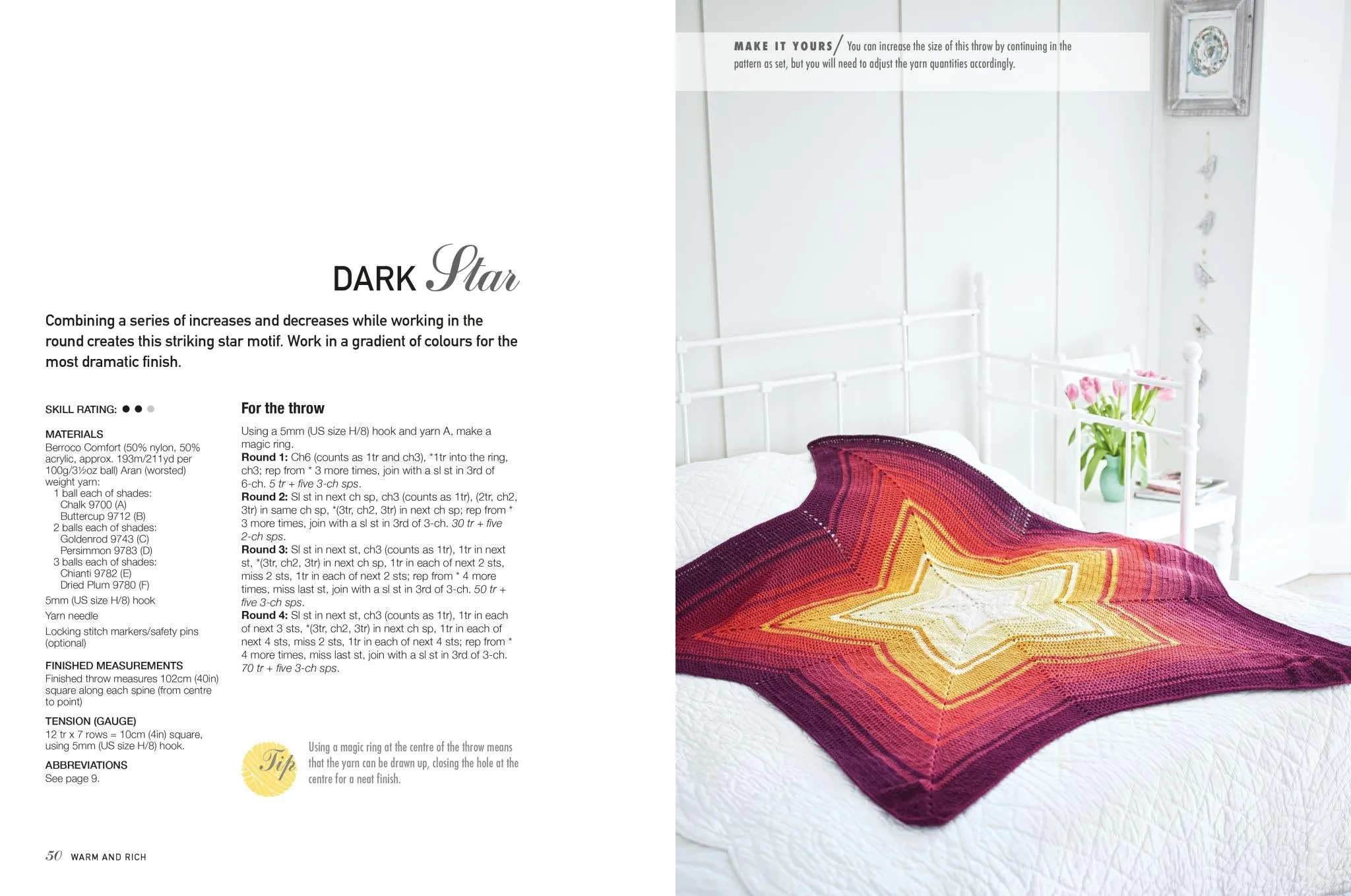 Modern Crocheted Blankets, Throws and Cushions